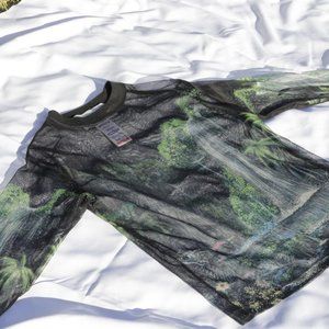 JUNGLES WATERFALL Large TEE - MESH